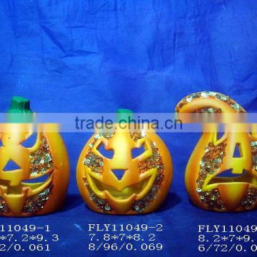 ceramic pumpkin light halloween