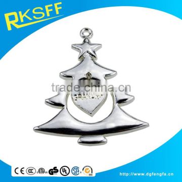 The Christmas tree shape hanging ornament with high quality