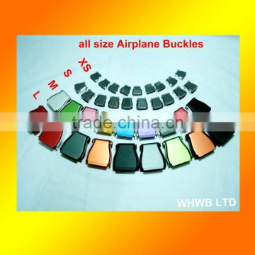 Airline airplane aircraft bag belt buckles