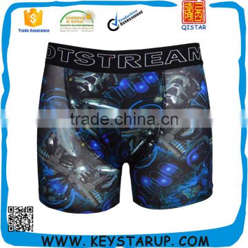 Digital Printing Polyester Male Underwear Shorts