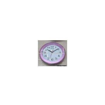 plastic  wall clock, wall clock, alarm clock, clock