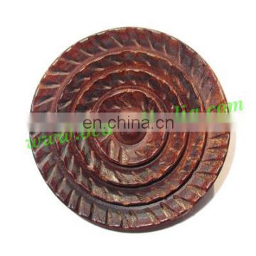Handmade wood buttons, size : 7x40mm BTWDR031