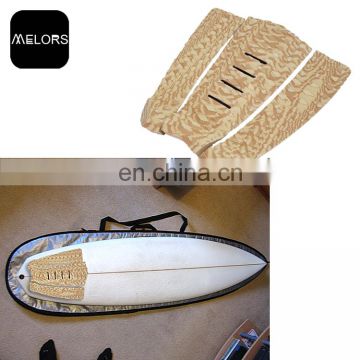 Melors EVA Non Skid Traction Pad Grip Mat Tail Pads for Surfboard