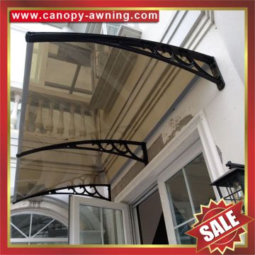 house door window diy pc polycarbonate awning canopy shelter canopies cover shield with aluminum alu bracket support arm