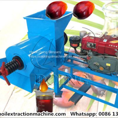 High efficiency with small scale palm oil press plant
