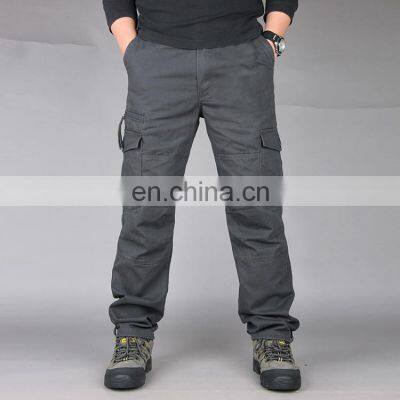 hot selling custom casual Sustainable Plus Size 6 pocket men cargo pants for outdoor wear