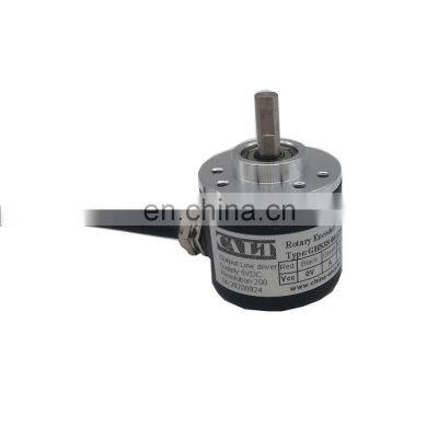 6mm solid shaft outer diameter 38mm line driver output rotary encoder 1000P/R  DC 5V Incremental Rotary Encoder