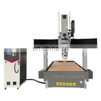 Jinan atc CNC machine tool 1325 3-axis/4-axis engraving and cutting CNC milling machine two-in-one with usb interface