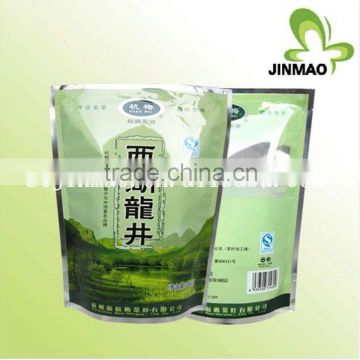 Resealable aluminum foil tea packaging bags