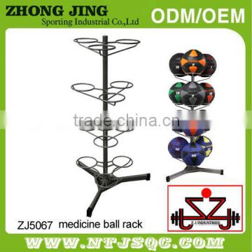 medicine ball rack with 3 sides