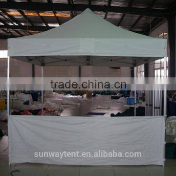 3X3 aluminum frame folding gazebo tent with half sidewalls