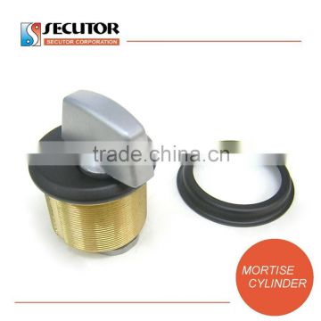 Security Round Thumb Brass Cylinder Lock