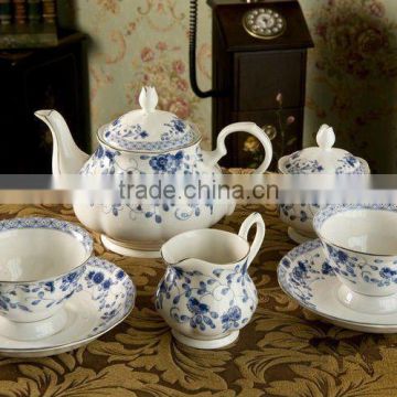 hot sale New Style hand painted ceramic porcelain coffee pot set