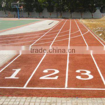 Customized rubber running track for school