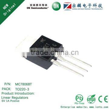 Genuine original MC7806BT TO220-3 Linear Regulators 1A 6V