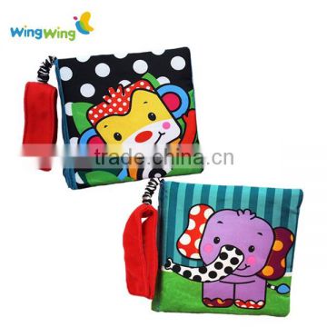 alibaba hot sale baby cloth book educational book baby toy