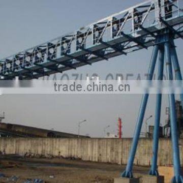 very large thermal power plant long distance material handling system pipe conveyor