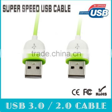 High Quality USB 2.0 A Male to USB A Male 2m data cable