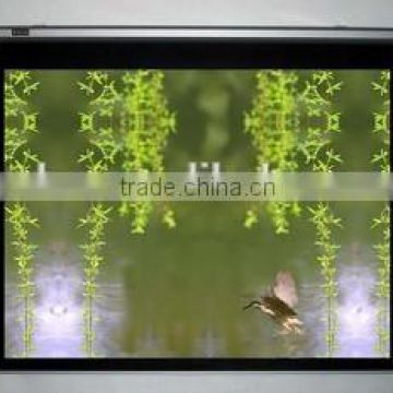 Flexible Matte White Tab Tension Motorized Screen,Motorized Tab Tensioned Projector Screen Home Movie Theater