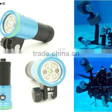 Latest diving led flashlight cree xml t6 led diving flashlight