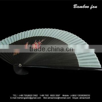 Bamboo Silk folding hand fan