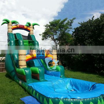 cheap 0.55mm pvc tarpaulin commercial commercial inflatable water slide