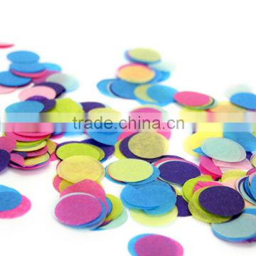 Round shaped wedding confetti tissue paper confetti with factory price