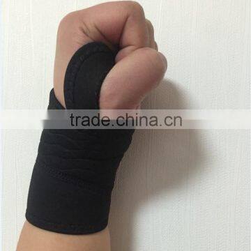 adjustable black wrist brace wrap support