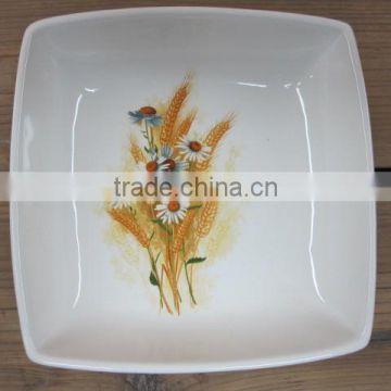 2016 New design ceramic butter dish, fruit and cake plate