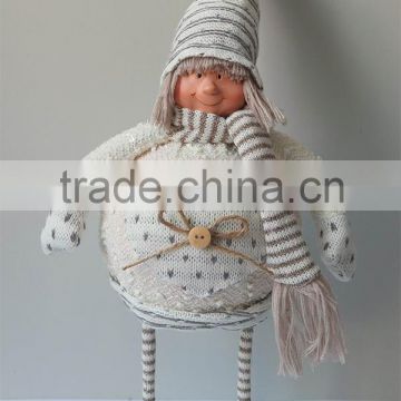 Hot sale eco-friendly 49.5 cm tall customize plush soft toy doll with iron leg decorations