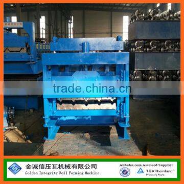Glazed Tile and IBR Sheet Double-layer Roll Forming Machine