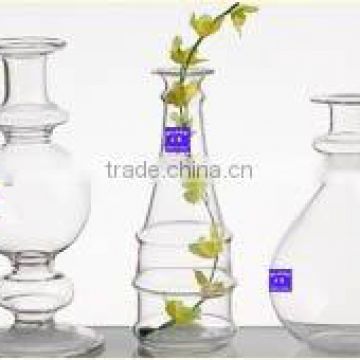 delicate lampblown glass vase