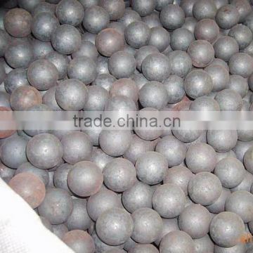 Steel cast and forged steel ball for cement machinery