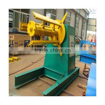 Color steel coil hydraulic decoiler