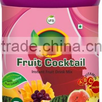 Fruit Cocktail Instant Drink Powder Packed 500g HDPE Jar