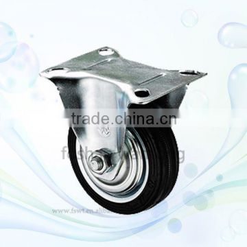 Rubber Heavy Duty Caster With Lock