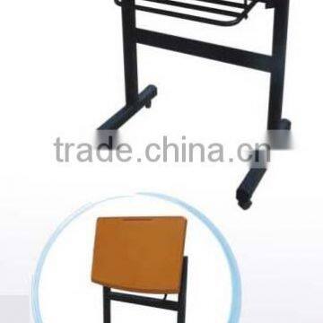 pressing wooden student desk & chair School folding table A-167