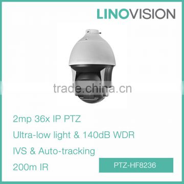 2MP 36x Optical Zoom Ultra 140dB WDR Auto-tracking Smart PTZ Camera