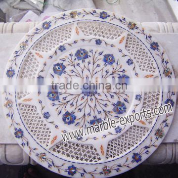 Marble Inlay Plates,Beautiful Decorated Plates
