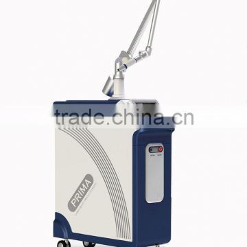 Flat-top Mode Q Switch Nd Yag Laser Tattoo 0.5HZ Removal Machine With Peel Mode Vascular Tumours Treatment