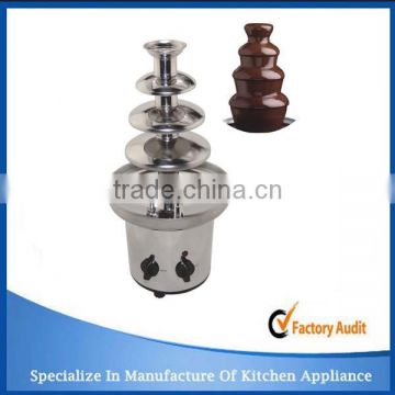 Model AOT CFF-2008A6 Stainless Steel Mini Classic Commercial Chocolate Fountain