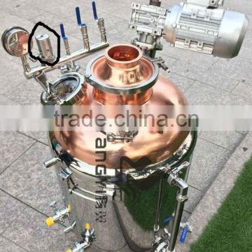 4''copper still home brewery distiller equipmentm with liquid agitator motor