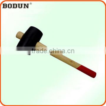 H3017 French style rubber mallet with wooden handle