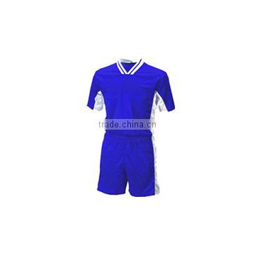 Blue & White Color Soccer Uniform
