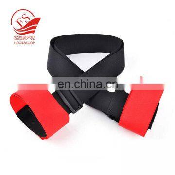 Custom logo printing nylon hook and loop ski straps for carrying