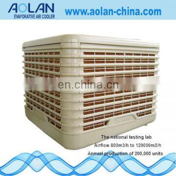 Humidity control rooftop evaporative thermoelectric cooler air conditioner units