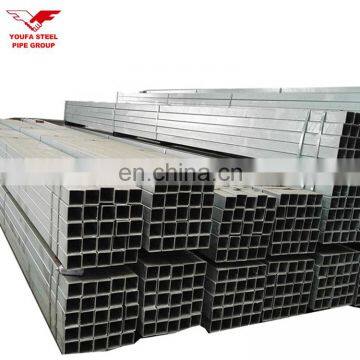 JIS G3466 SS400 galvanized square hollow section 40x40x2.5