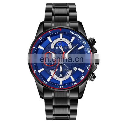 Luxury Brand Skmei 9250 Men Quartz Waterproof Stainless Steel Watch Business Wristwatch