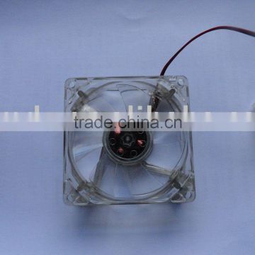 dc 12V/24V/48V transparent pc cooling fan 80*25mm