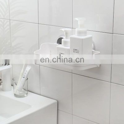Taizhou factory adhesive shower storage shelf  bathroom shower storage rack Essentials Shampoo shower storage organizer